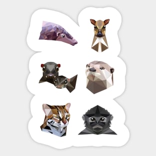 Mammals of Singapore Sticker